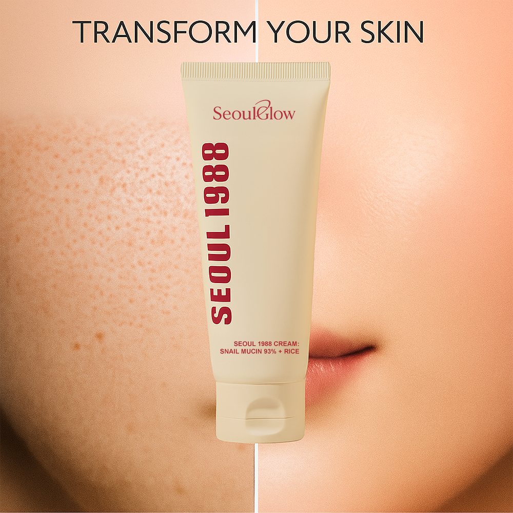 SeoulGlow™ - Cream : Snail Mucin 97% + Rice