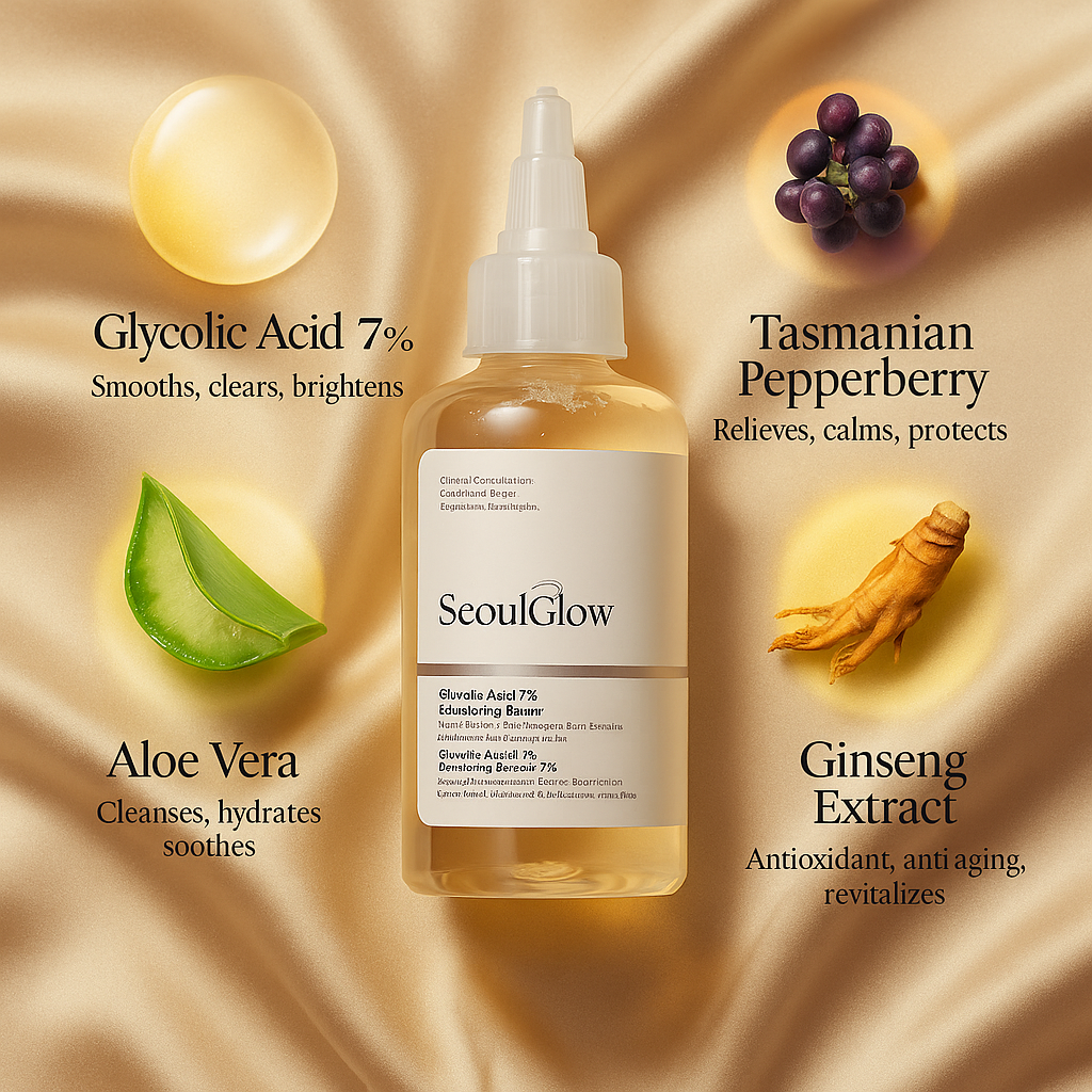 SeoulGlow™ Glycolic Acid 7% Toning Solution