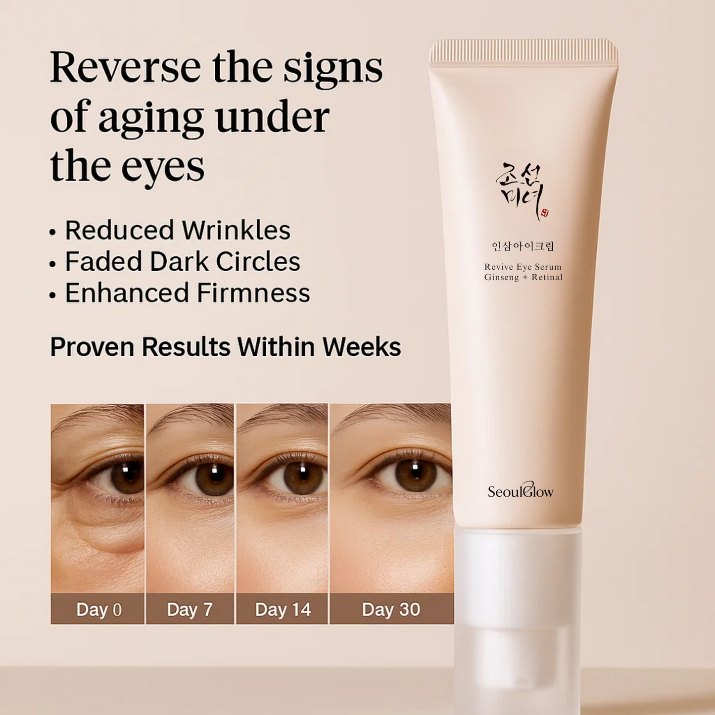 Beauty of Joseon Revive Eye Serum: Ginseng Root Extract 10% + Retinal Liposome 2%