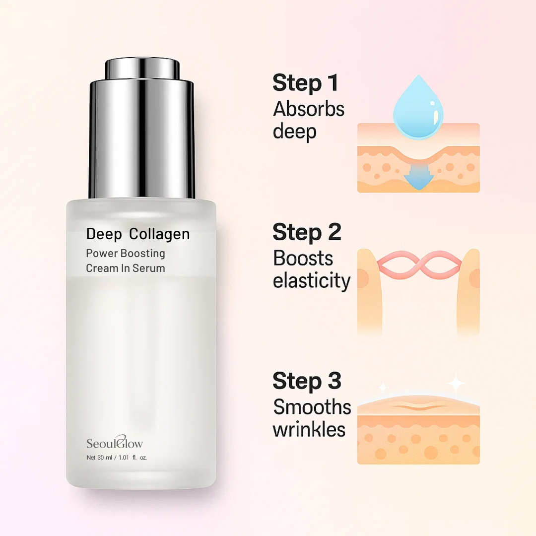 SeoulGlow™ Deep Collagen Anti-Wrinkle Face Serum