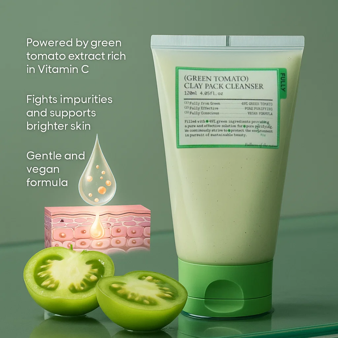 SeoulGlow™ Green Clay Pack Cleanser