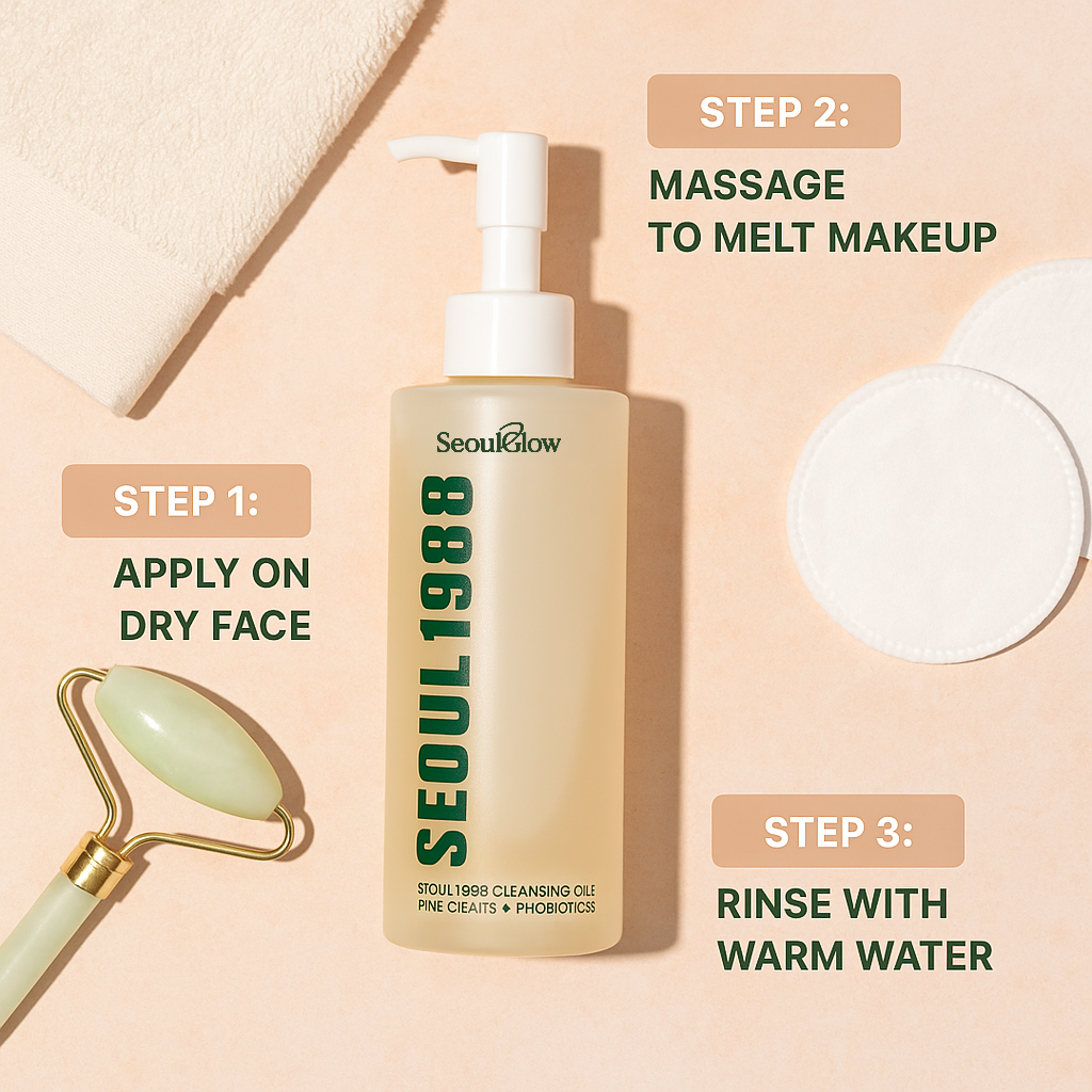 SeoulGlow™ - Oil Pulling Cleanser : Pine Cica 1% + Probiotics