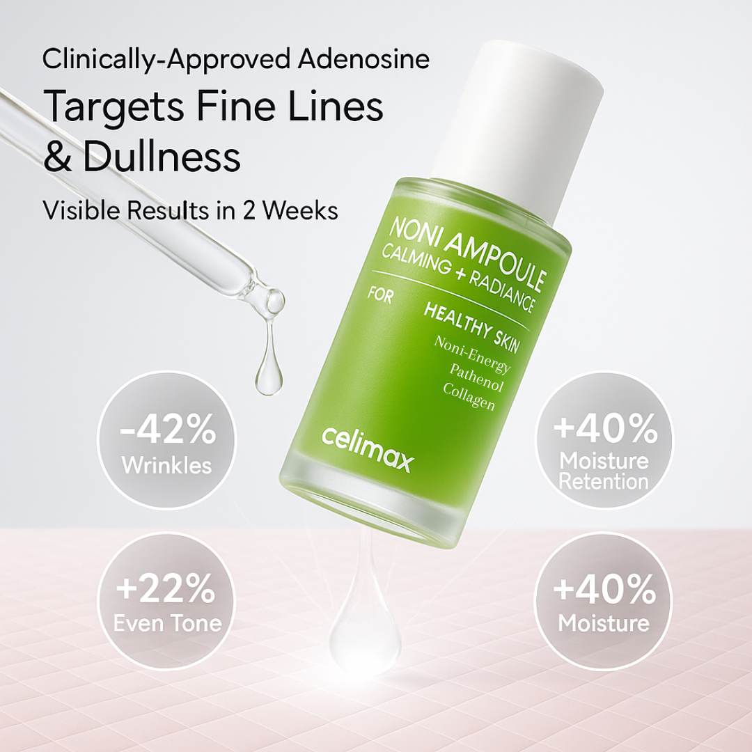 SeoulGlow™ x CELIMAX Noni Energy Ampoule Calming + Radiance
