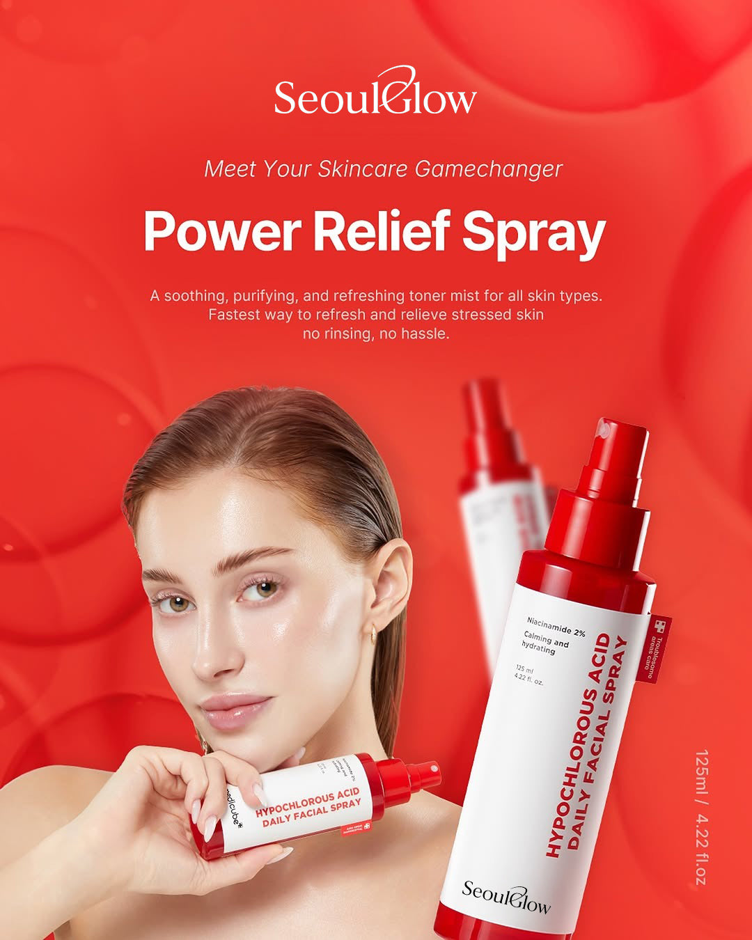 SeoulGlow™ - Spray: Hypochlorous Acid Mist
