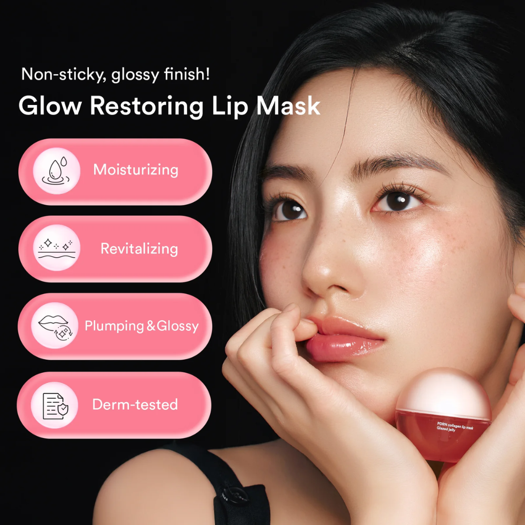SeoulGlow™ PDRN Peptide Lip Mask- Overnight Formula