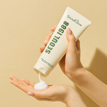 SeoulGlow™ - Cleansing Foam : Pine Cica 1% + Probiotics