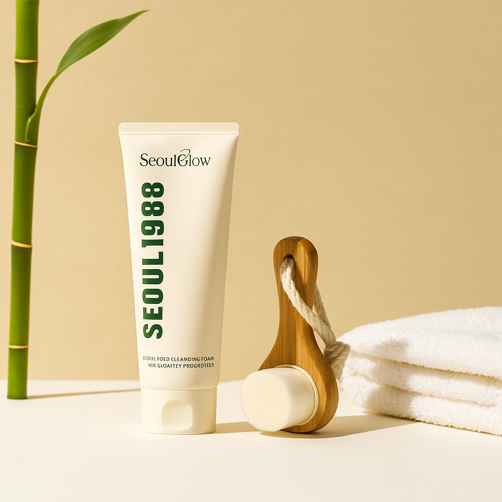 SeoulGlow™ - Cleansing Foam : Pine Cica 1% + Probiotics