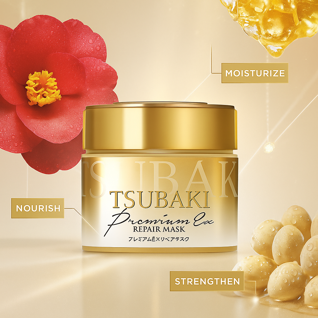 Seoul Glow: Tsubaki Hair Mask