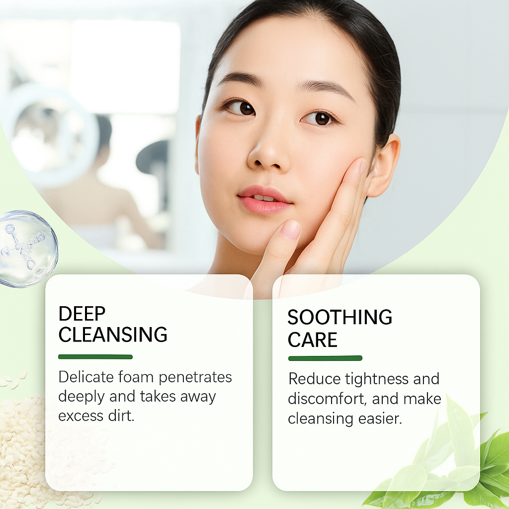 SeoulGlow™  Premium Green Tea + LHA Deep Pore Cleanser