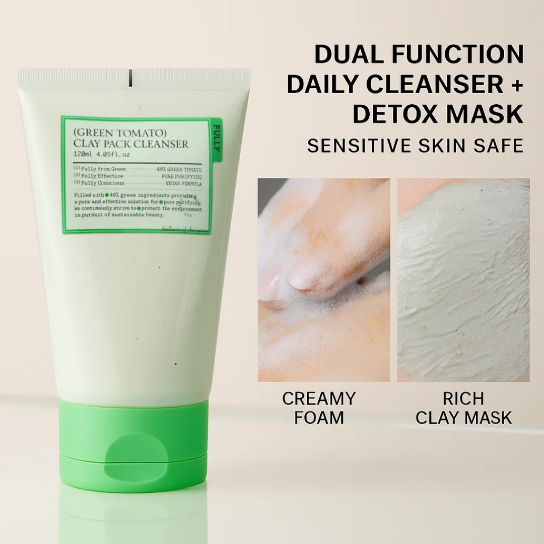 SeoulGlow™ Green Clay Pack Cleanser