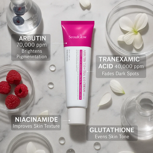 SeoulGlow™ Revive Cream: Abutin 7% + Traneaxamic Acid 4%