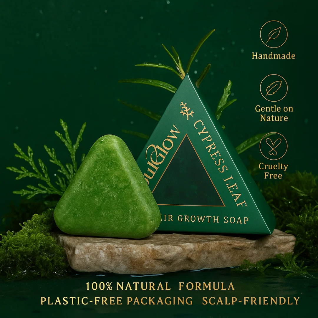 SeoulGlow™ Cypress Leaf Hair Growth Soap