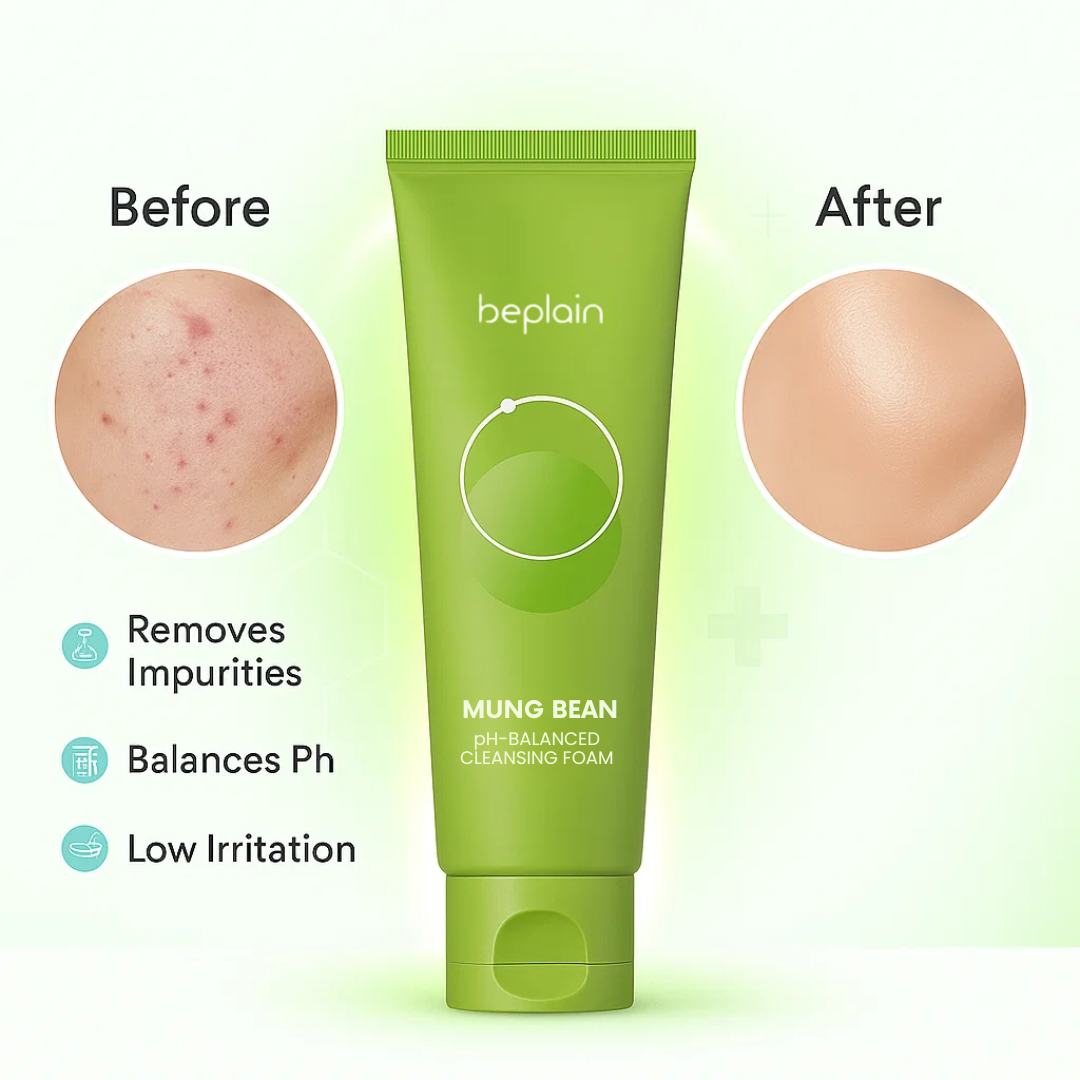 Beplain 100% Natural Organic Vitamin C Facial Cleanser