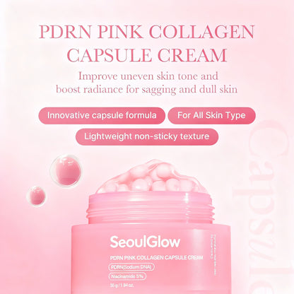 SeoulGlow™ PDRN Pink Collagen Capsule Cream