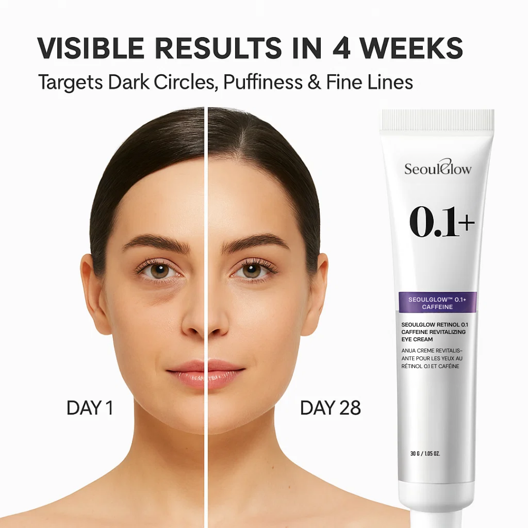SeoulGlow™ Retinol + Caffeine Eye Cream