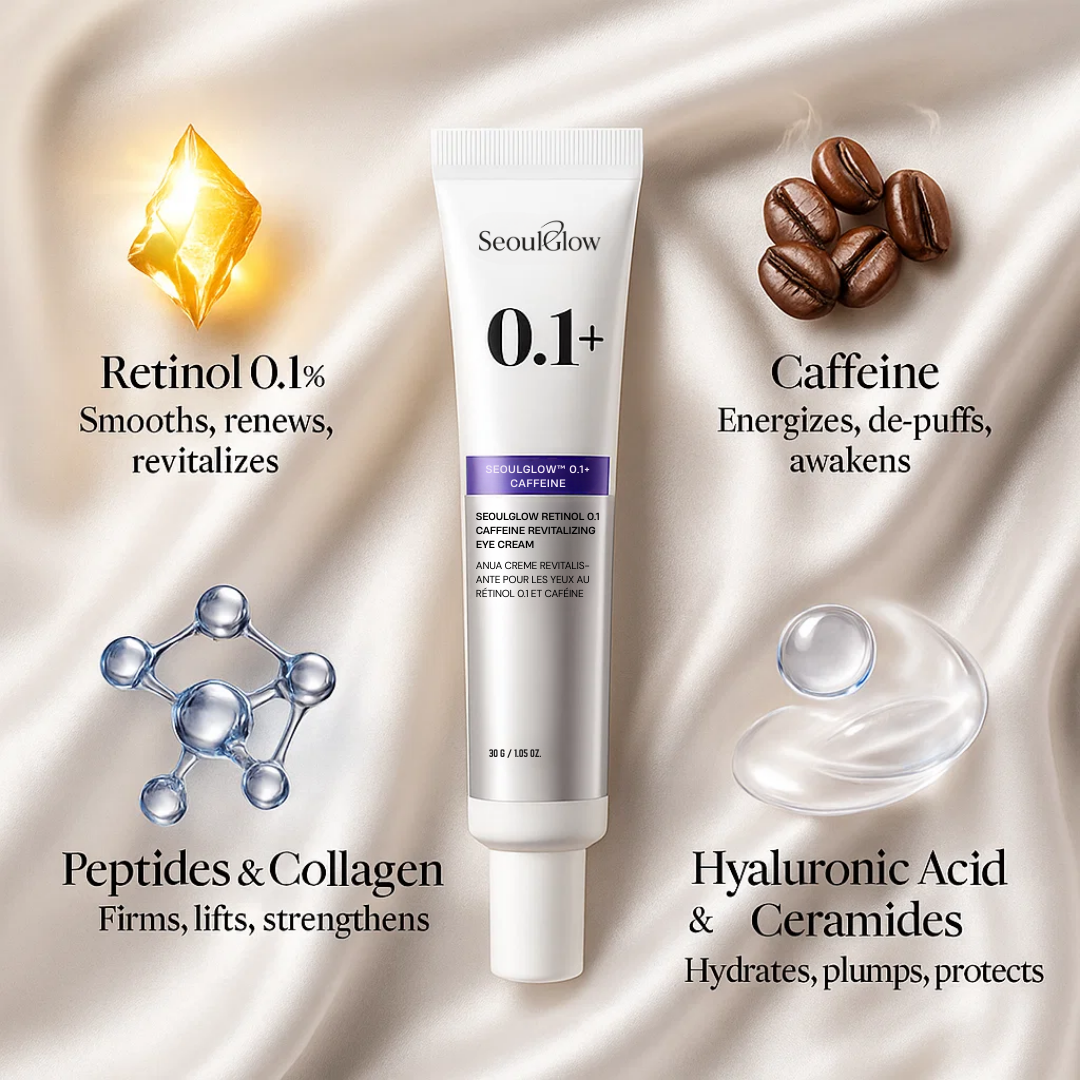 SeoulGlow™ Retinol + Caffeine Eye Cream