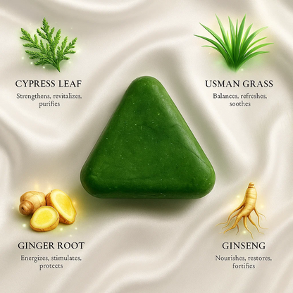 SeoulGlow™ Cypress Leaf Hair Growth Soap