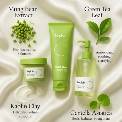 beplain™ The Complete Korean Glass & Clear Skin Set