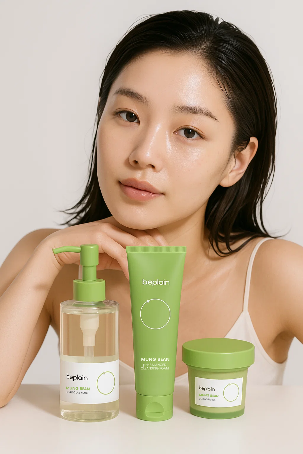 Thousands are Switching from Harsh Cleansers to Beplain Green Bean Skin Care Set