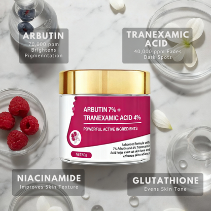 SeoulGlow™ Revive Cream: Arbutin 7% + Traneaxamic Acid 4%