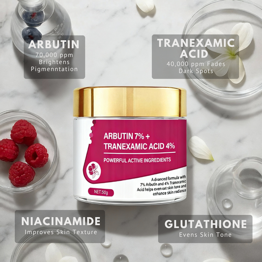 SeoulGlow™ Revive Cream: Arbutin 7% + Traneaxamic Acid 4%