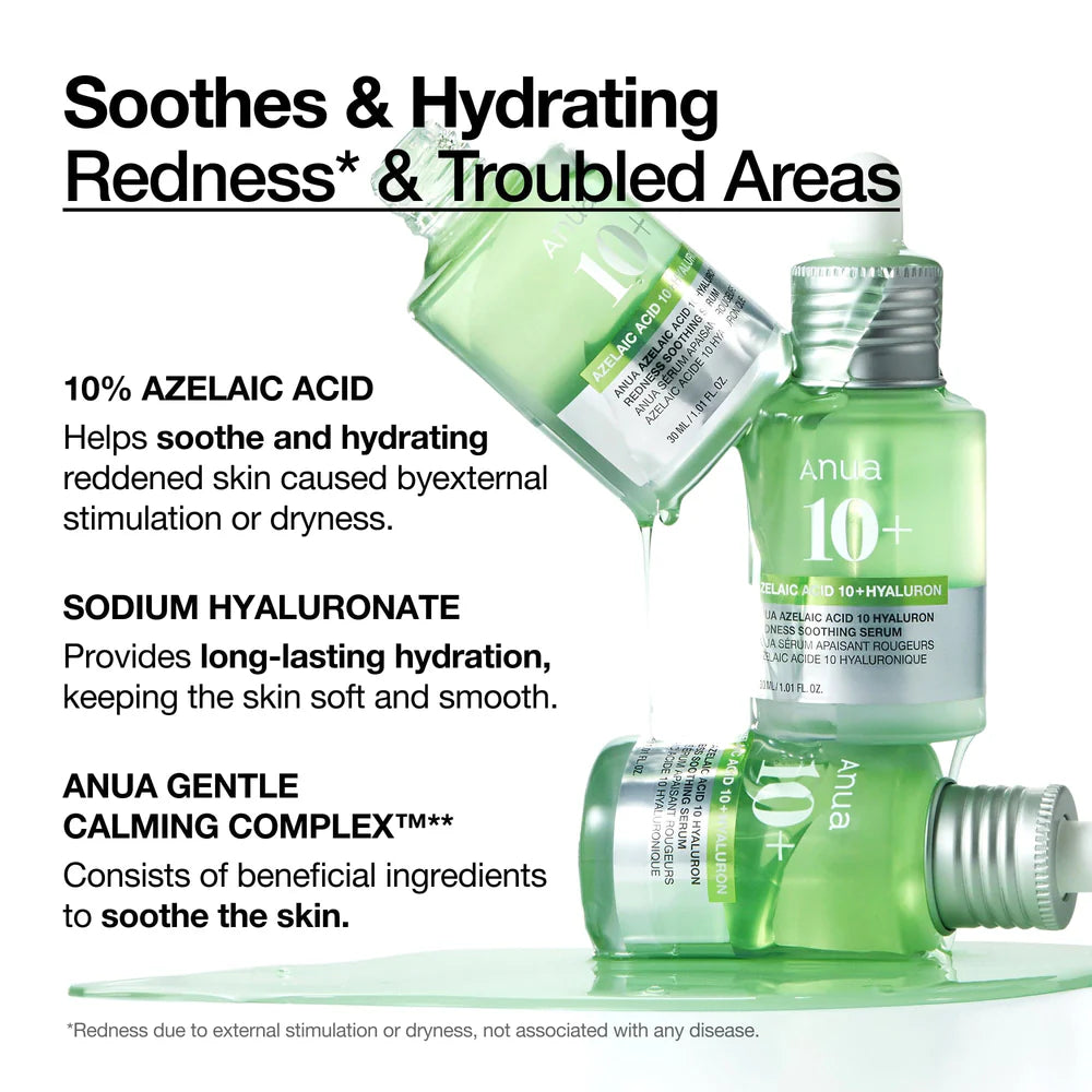 Anua: Azelaic Acid 10+ Hyaluronic