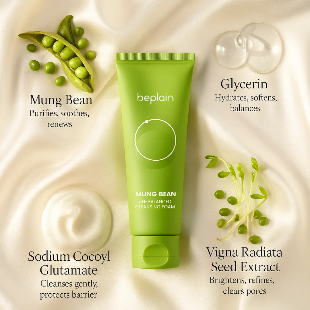 beplain™ The Korean Mung Bean Pore Clay Mask