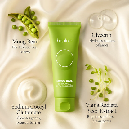 beplain™ The Korean Mung Bean Pore Clay Mask
