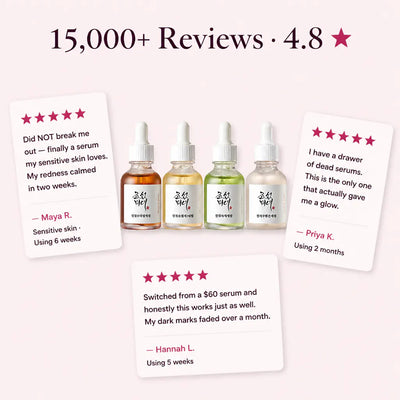SeoulGlow - Korean Facial Serum Collection
