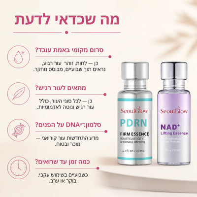SeoulGlow - PDRN & NAD+ Lifting Serum Duo 2